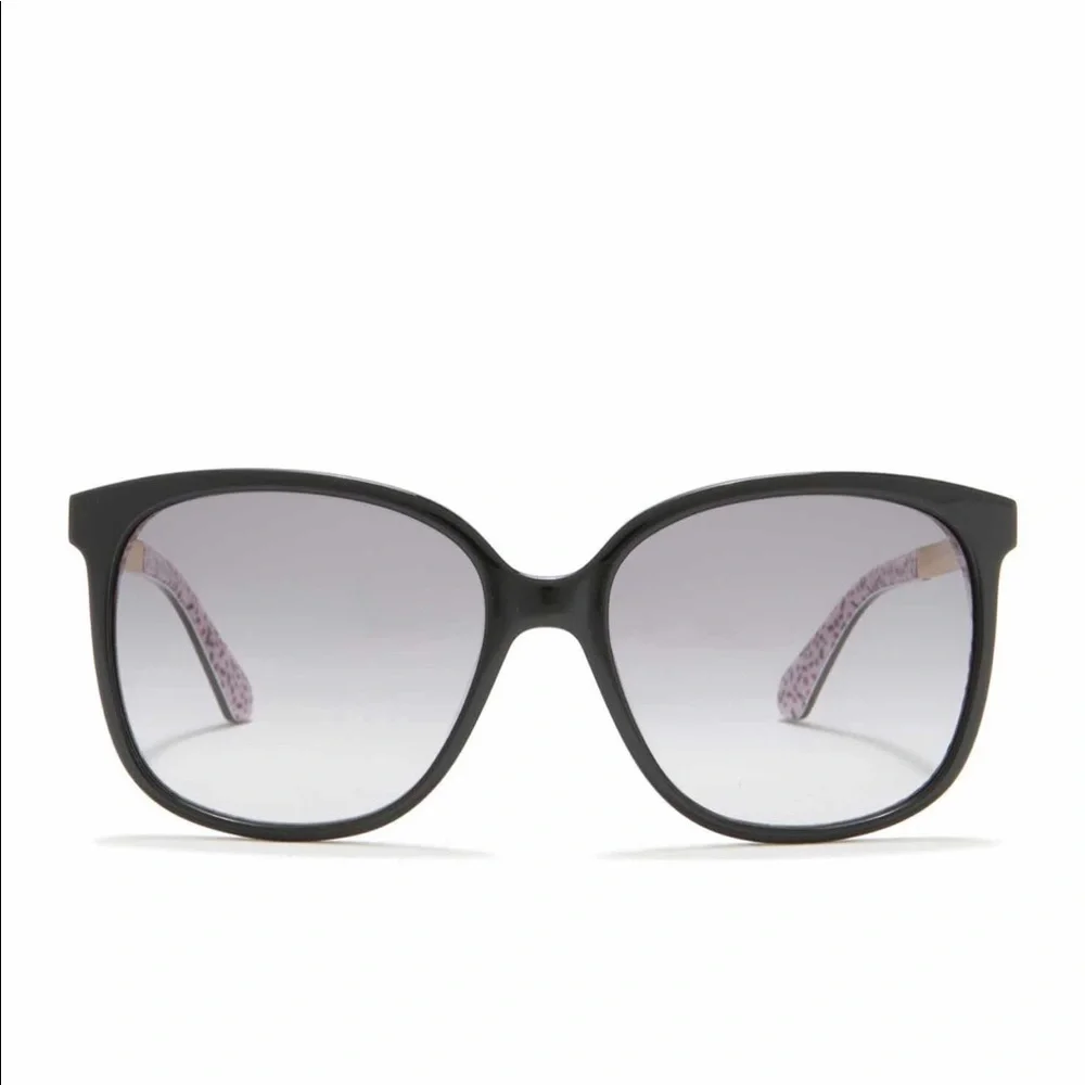Kate Spade Mackenzee Black Pattern Red Sunglasses - Picture 9 of 10